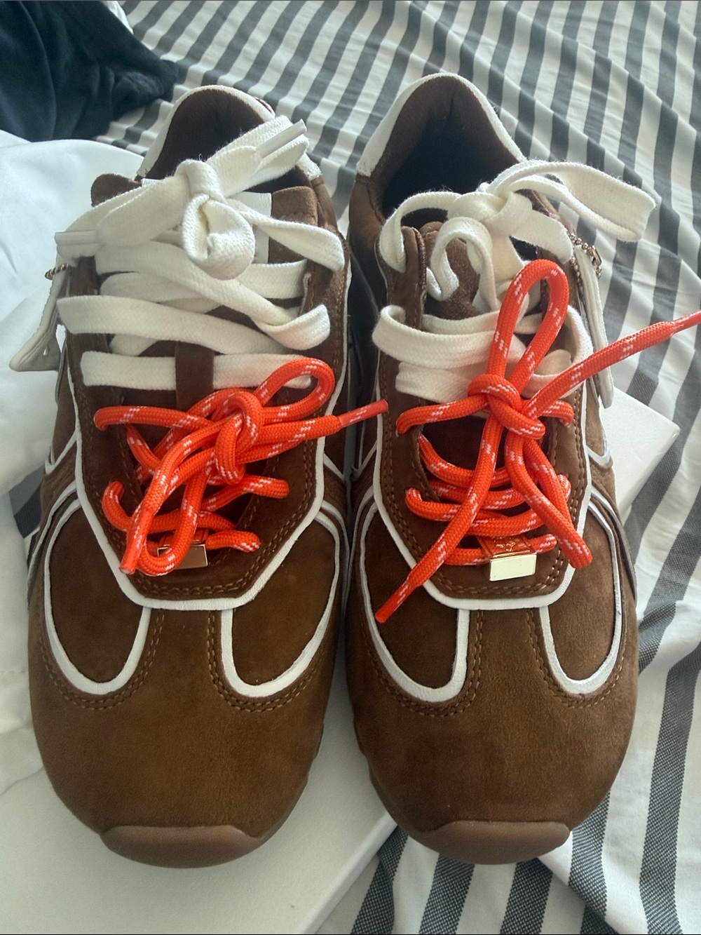 Naked Wolfe Sneakers Tan/Brown w/ Box and dust bag SZ 9.5US